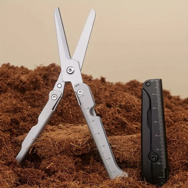 Premium Multifunctional Folding Survival Scissors Portable Camping Tool for Fishing & Hunting