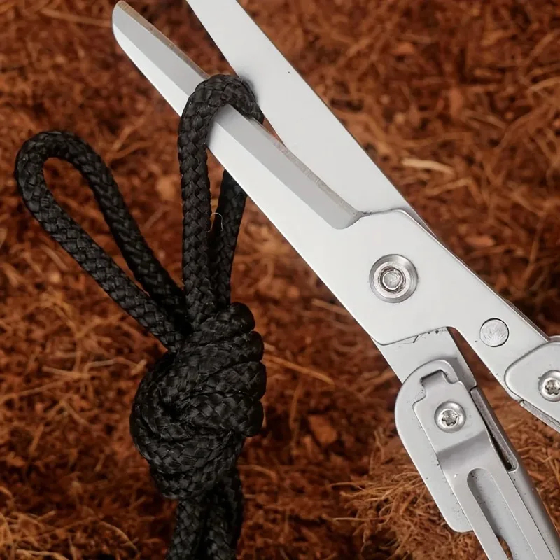Premium Multifunctional Folding Survival Scissors Portable Camping Tool for Fishing & Hunting