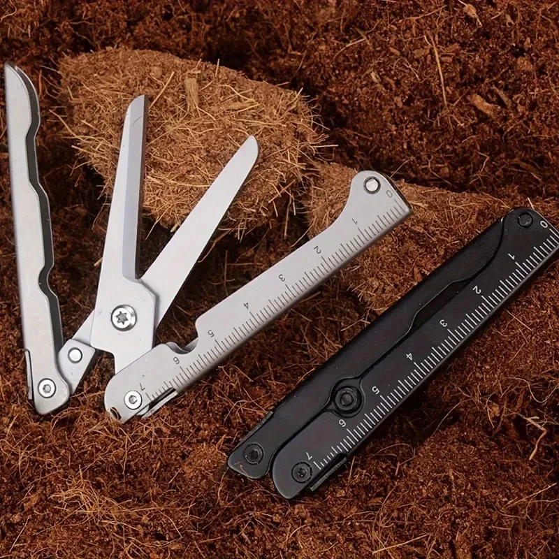 Premium Multifunctional Folding Survival Scissors Portable Camping Tool for Fishing & Hunting