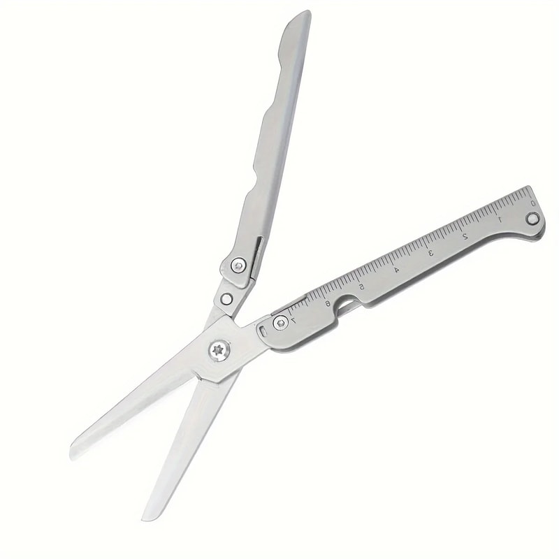 Premium Multifunctional Folding Survival Scissors Portable Camping Tool for Fishing & Hunting