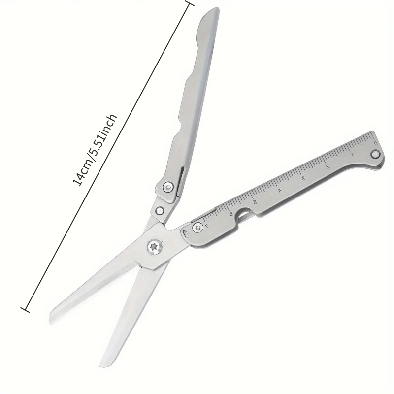 Premium Multifunctional Folding Survival Scissors Portable Camping Tool for Fishing & Hunting