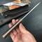 Premium Hunting Knife CroVan Steel Outdoor Knife with Wood Handle