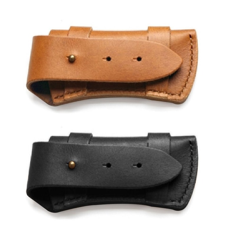 Premium Leather Knife Sheath with Belt Loop Hunting & Outdoor Tool Case