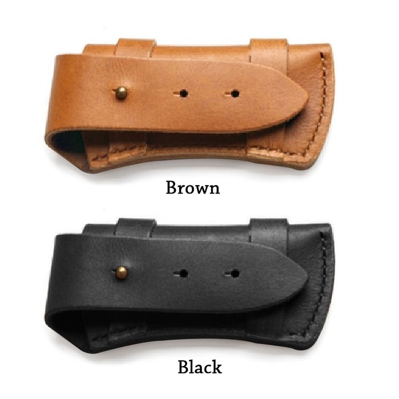 Premium Leather Knife Sheath with Belt Loop Hunting & Outdoor Tool Case