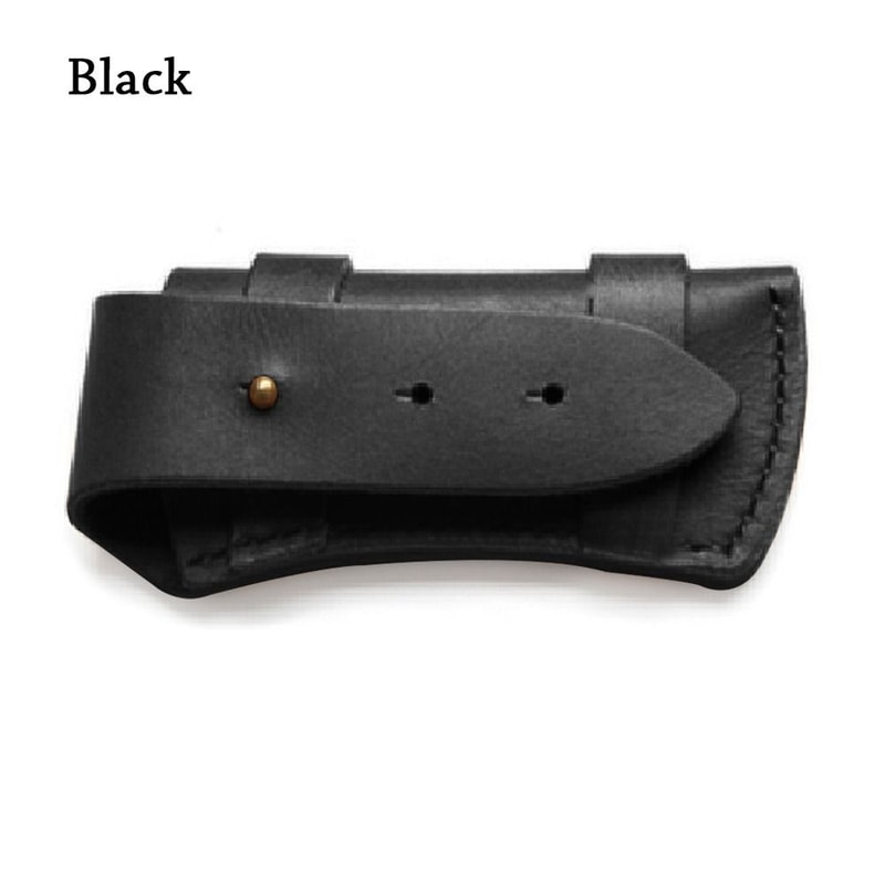Premium Leather Knife Sheath with Belt Loop Hunting & Outdoor Tool Case