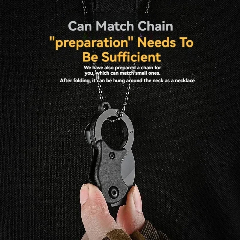Stainless Steel Keychain Pocket Knife Tool Compact Mini Camping Knife 2