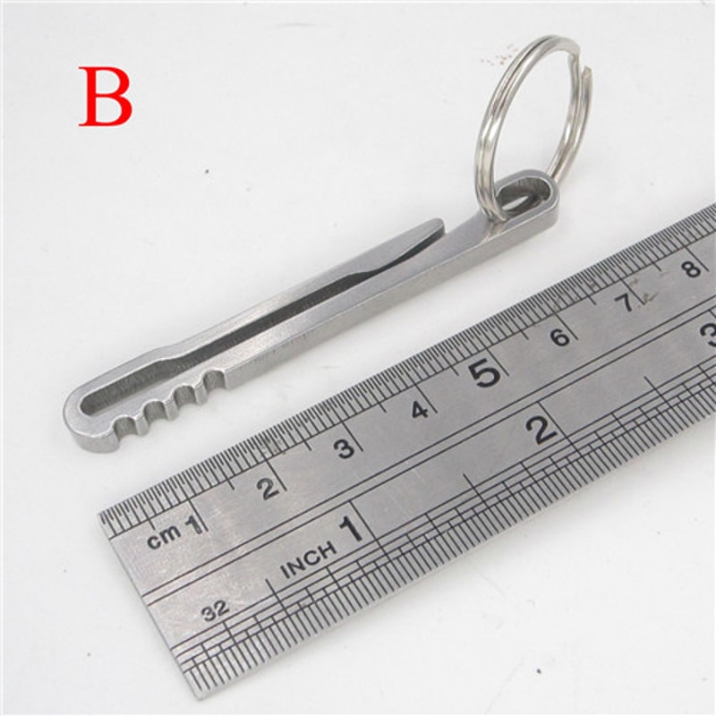 Titanium EDC Keychain Bottle Opener & Multifunction Outdoor Key Clip