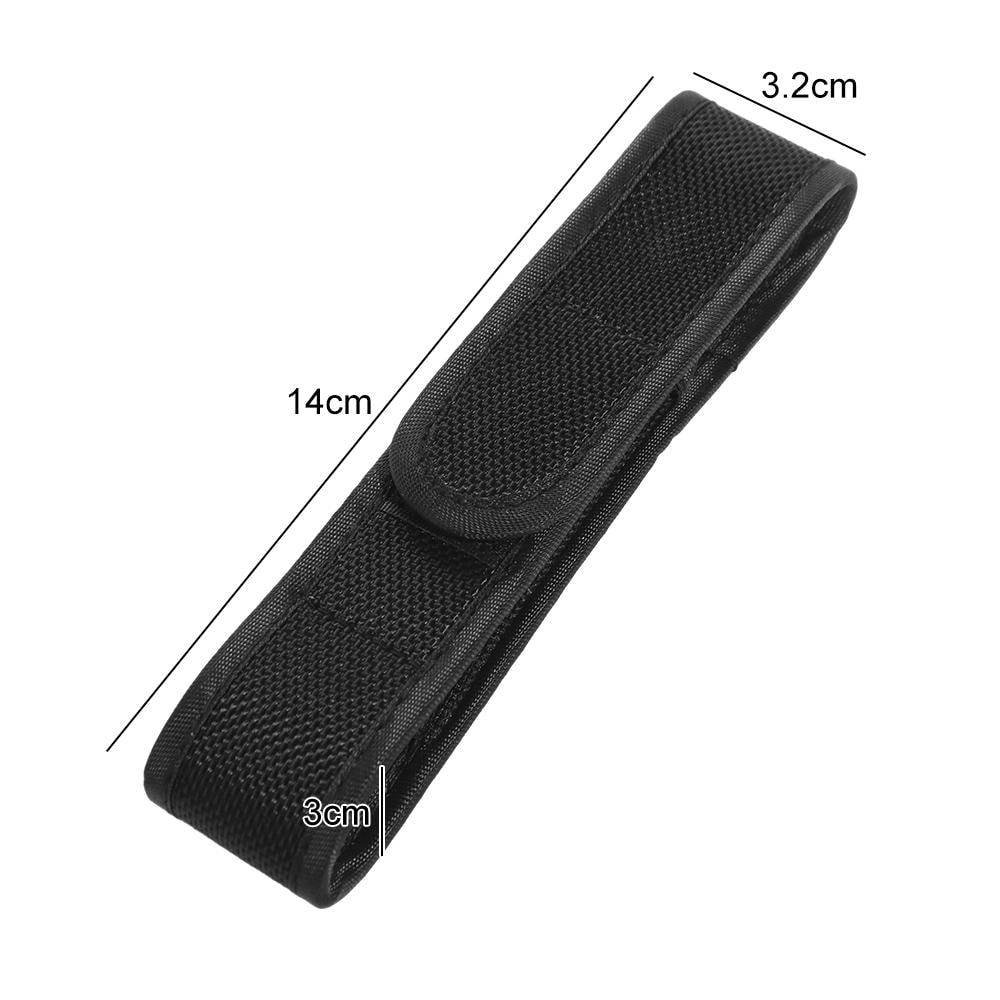 Tactical Waterproof Flashlight Belt Pouch Nylon Multitool Carry Holster 2