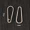 Premium Titanium Alloy Keychain Buckle Durable Tool For Car Outdoor Use 4