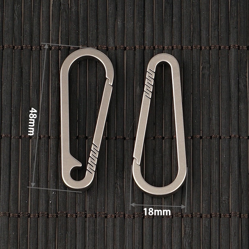 Premium Titanium Alloy Keychain Buckle Durable Tool For Car Outdoor Use 4