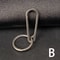 Premium Titanium Alloy Keychain Buckle Durable Tool For Car Outdoor Use 5