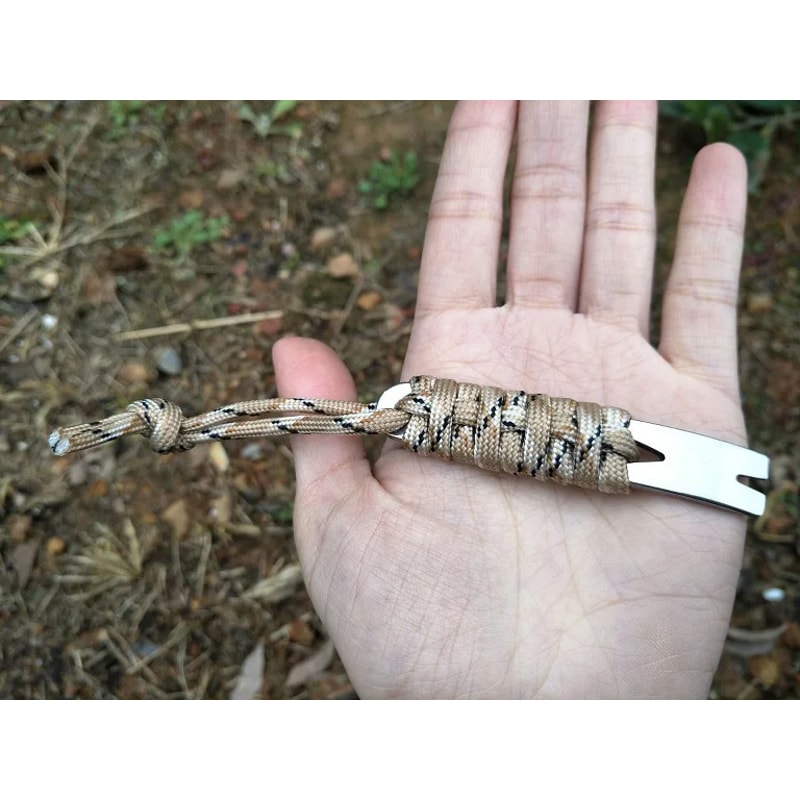 Mini Pry Bar Stainless Steel Pocket Tool For Camping Outdoor Use 4