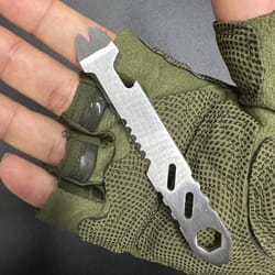 portable multi function stainless steel tool allen wrench & bottle opener