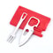 Outdoor Survival Tool Card Portable Knife & Fork Camping Gear