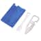 Outdoor Survival Tool Card Portable Knife & Fork Camping Gear