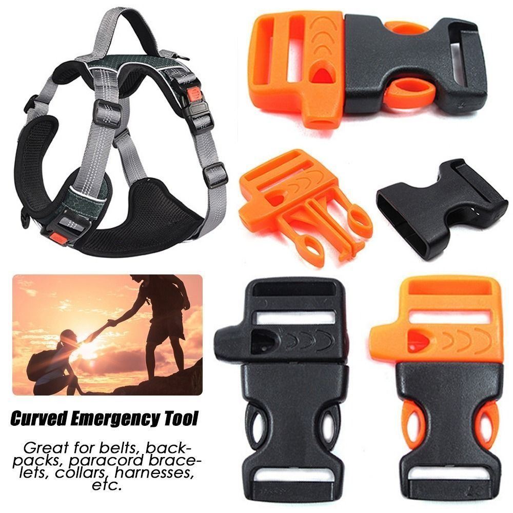 Survival Whistle Buckle Quick Release Kit For Paracord Bracelets Outdoor Gear 1