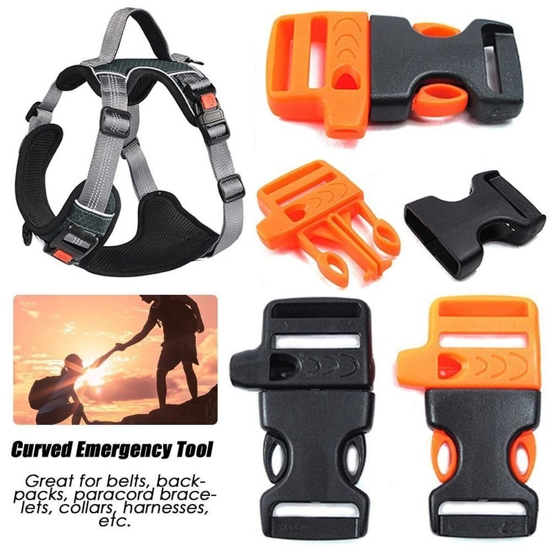 Survival Whistle Buckle Quick Release Kit For Paracord Bracelets Outdoor Gear 1