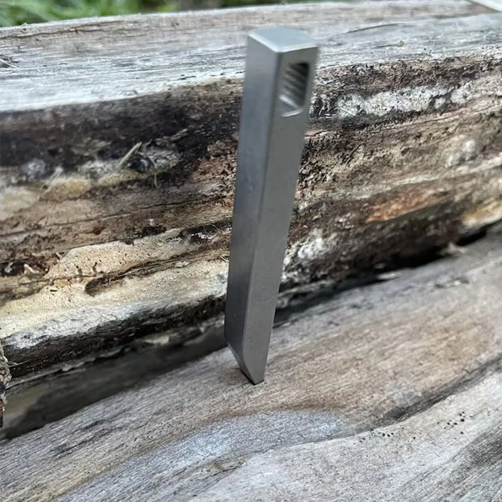 Portable Mini Titanium Alloy Prybar Multitool Keychain