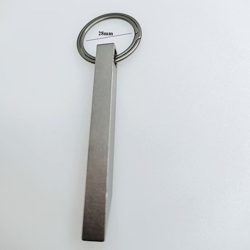 Portable Mini Titanium Alloy Prybar Multitool Keychain