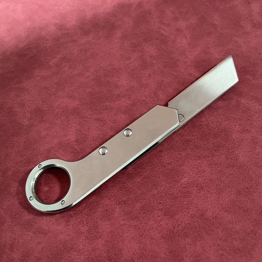 High Carbon Steel Grafting Knife Push Pull Folding Tool for Fruit Trees