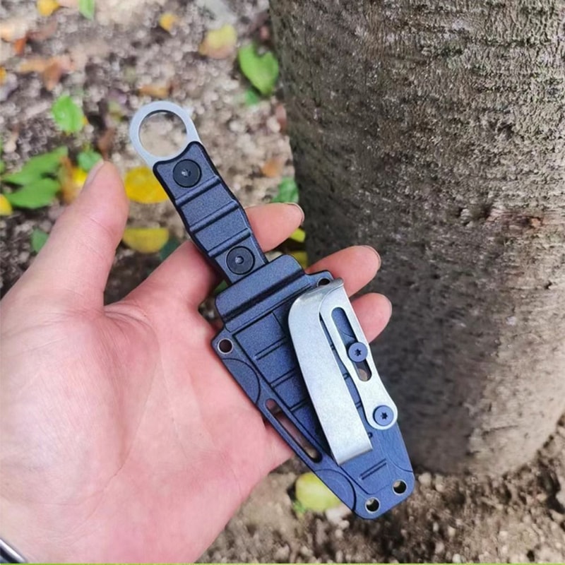 Portable Stainless Steel Pocket Cutter With Sheath