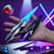 Engraved Butterfly Knife Trainer Foldable Cosplay Knife Prop
