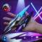 Engraved Butterfly Knife Trainer Foldable Cosplay Knife Prop
