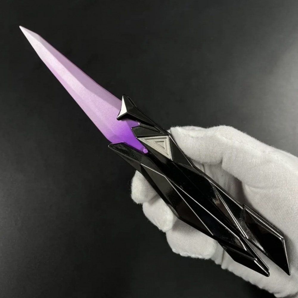 Engraved Butterfly Knife Trainer Foldable Cosplay Knife Prop