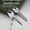 Keychain Multi Tool With Mini Pliers Screwdriver And Bottle Opener 1