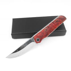 cliff cypress vgmax steel pocket knife for camping hunting and outdoor carry