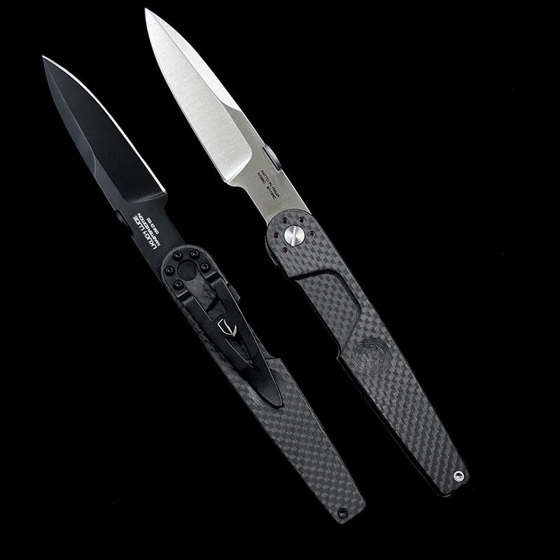 Carbon Fiber Folding Knife for Camping and Carry