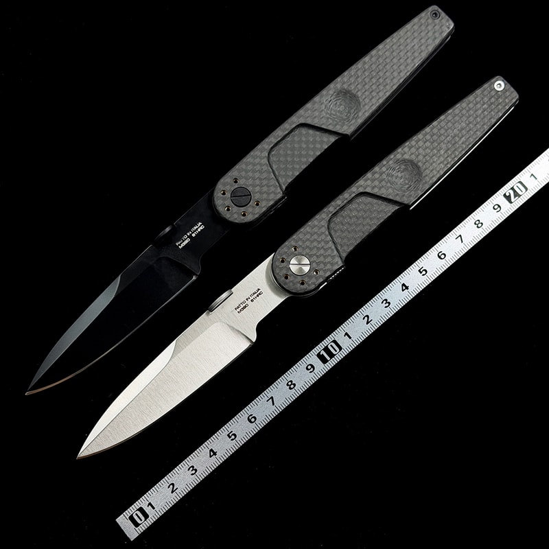 Carbon Fiber Folding Knife for Camping and Carry