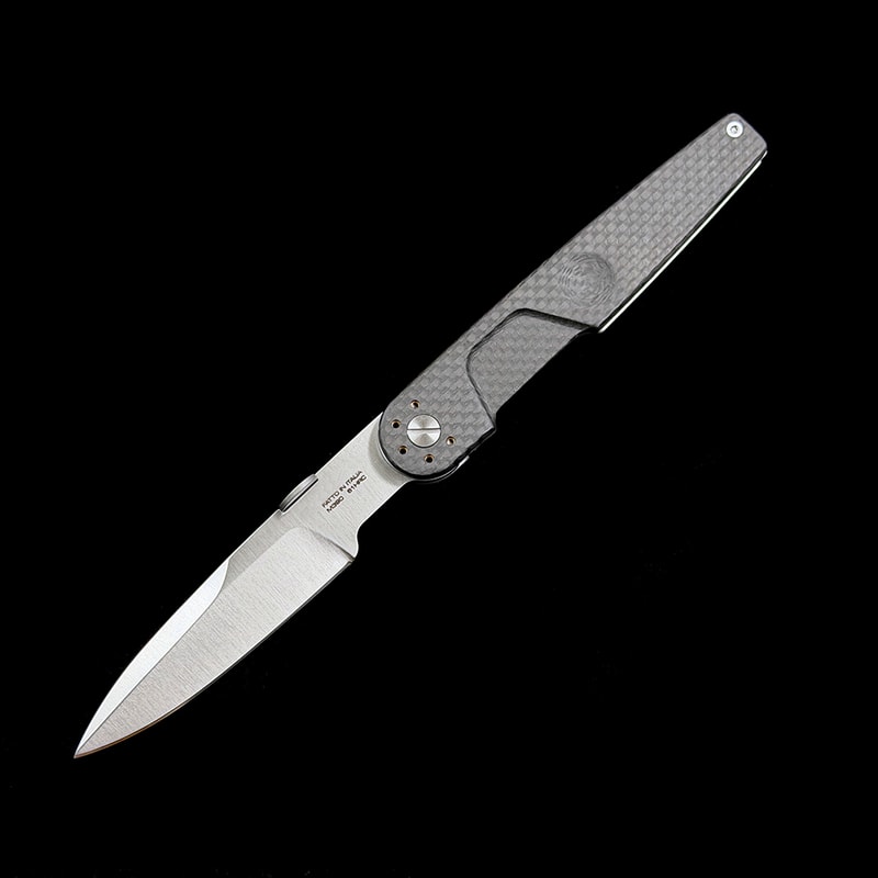 Carbon Fiber Folding Knife for Camping and Carry
