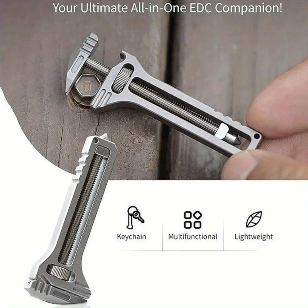 Keychain Multi Tool with Pocket Cutter and Screwdriver