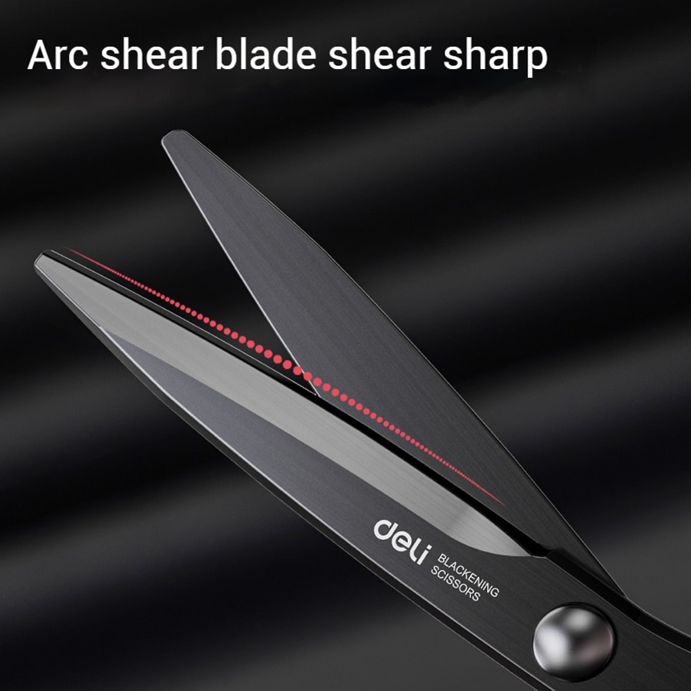 Deli Anti Stick Scissors Stainless Steel Scissors For Office School And Crafts 1