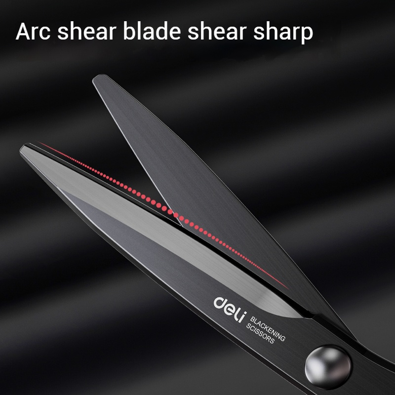 Deli Anti Stick Scissors Stainless Steel Scissors For Office School And Crafts 1