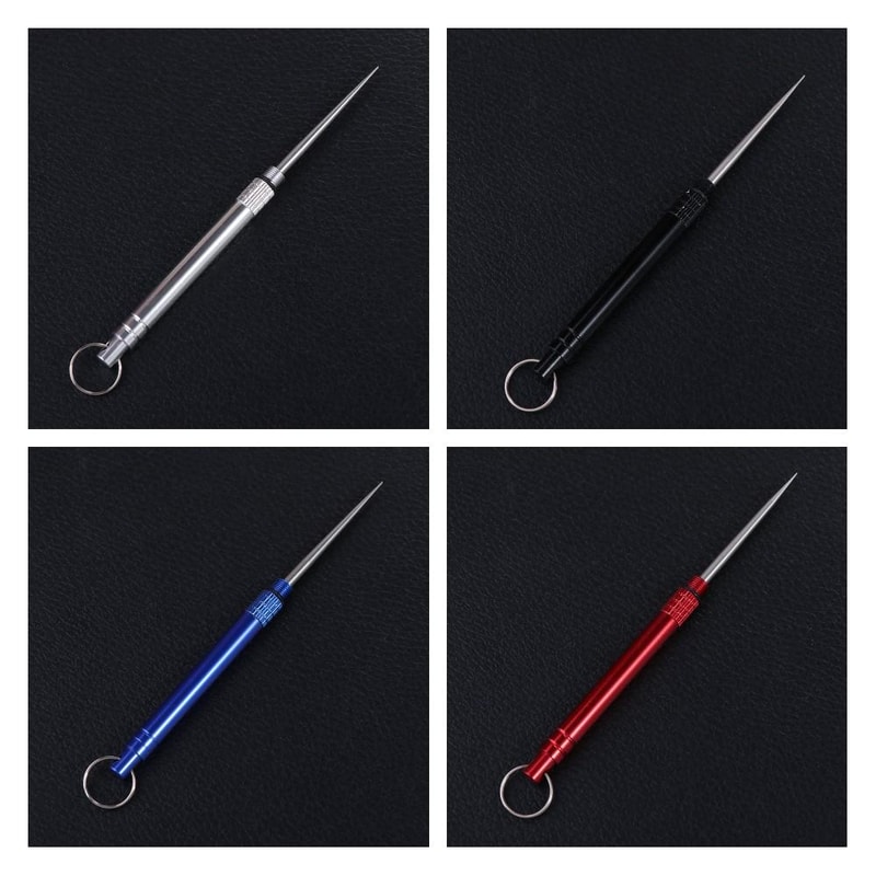 Portable Toothpick and Fruit Fork Camping Tool with Holder