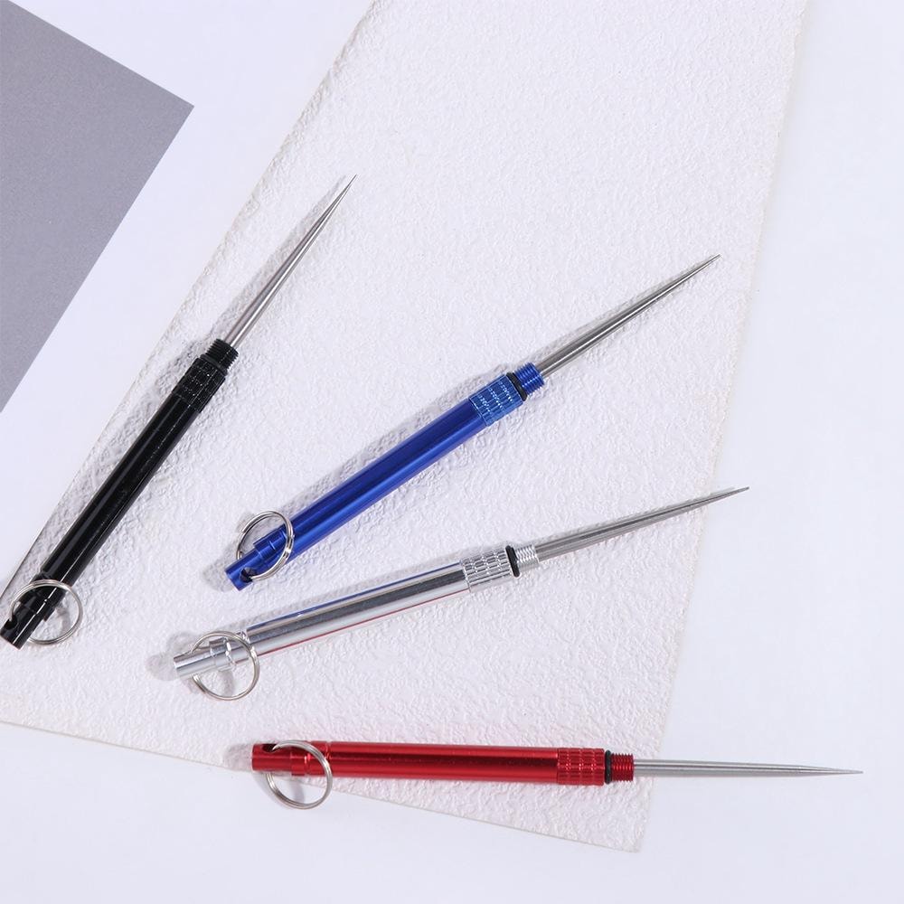 Portable Toothpick and Fruit Fork Camping Tool with Holder