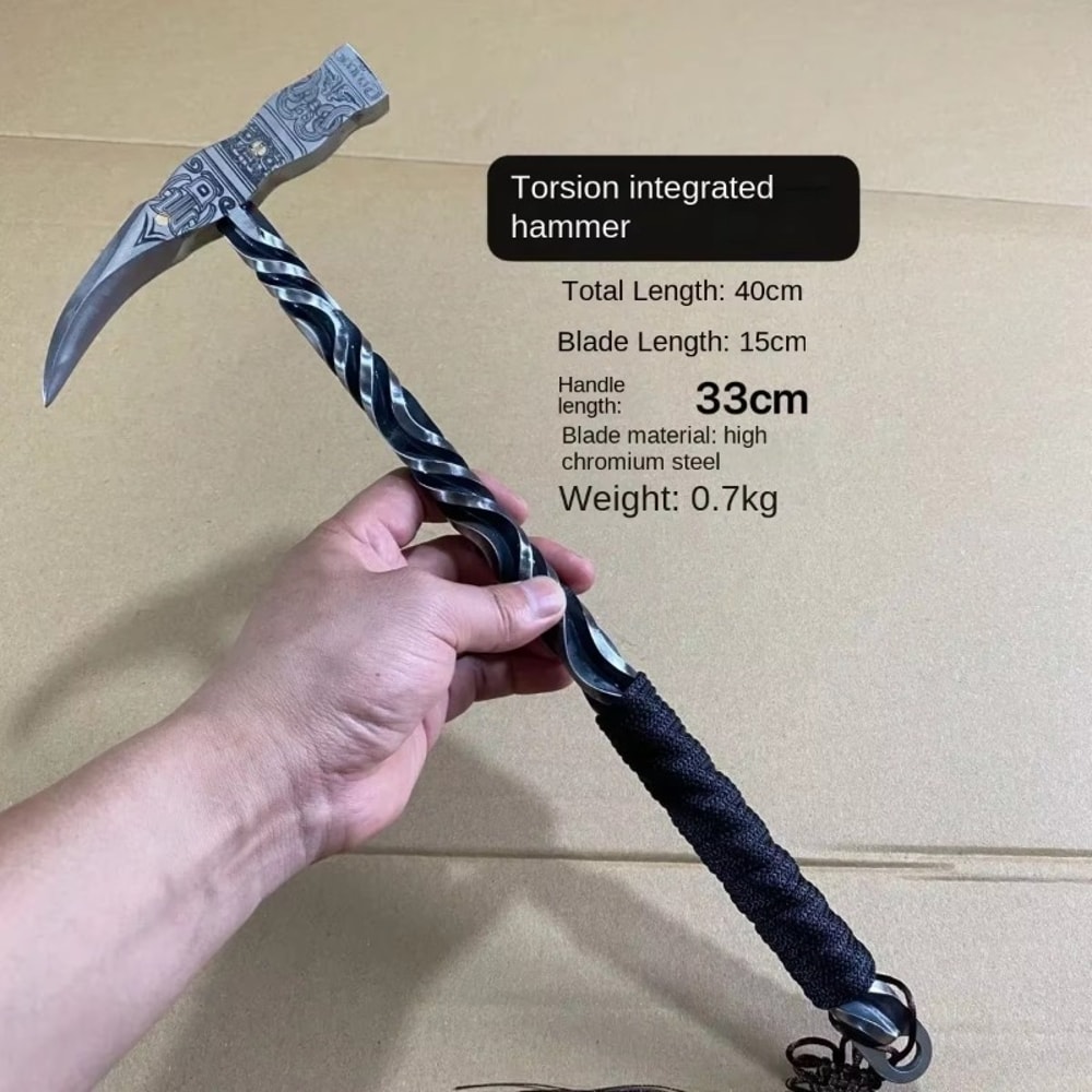 Wild Boar Hand Forged Camping Hammer Multifunctional Outdoor Tool