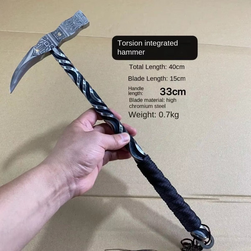 Wild Boar Hand Forged Camping Hammer Multifunctional Outdoor Tool