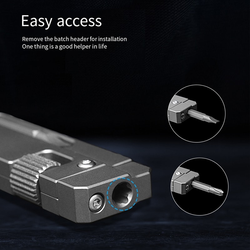 Titanium Adjustable Wrench Multitool Pocket Repair Tool