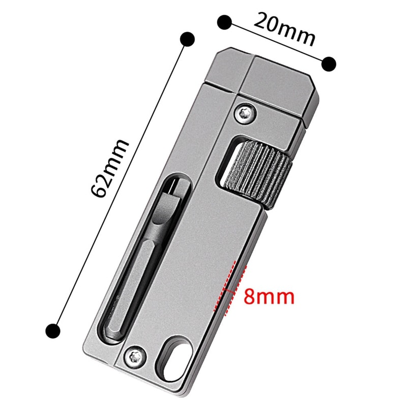 Titanium Adjustable Wrench Multitool Pocket Repair Tool