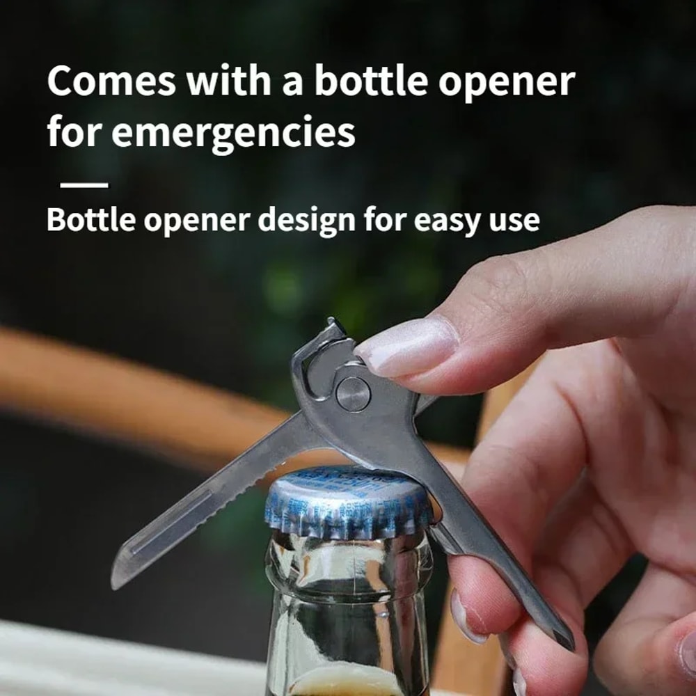 Keychain Tool with Folding Pocket Plier