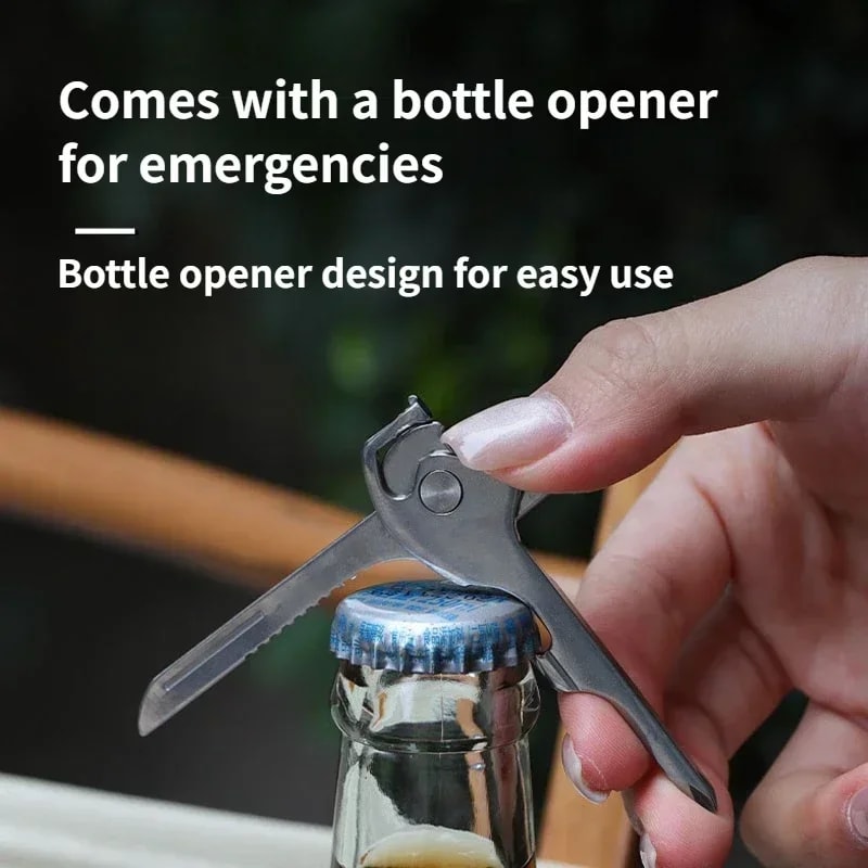 Keychain Tool with Folding Pocket Plier