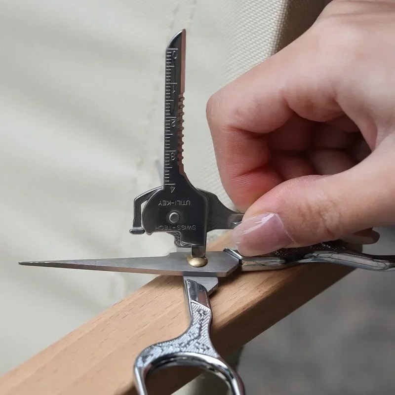 Keychain Tool with Folding Pocket Plier