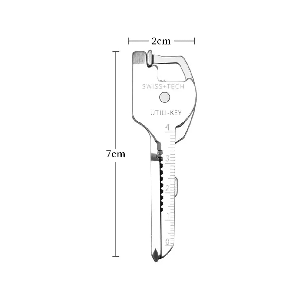 Keychain Tool with Folding Pocket Plier