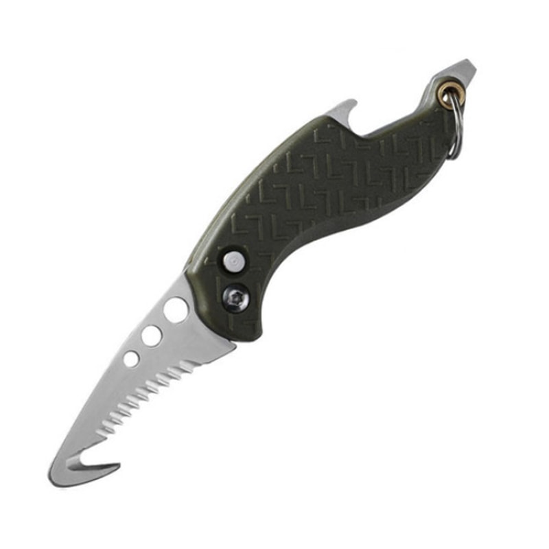 Compact Keychain Knife Folding Utility Package Opener