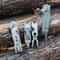 Titanium Multi Tool Keychain Pry Bar with Screwdriver and Bottle Opener