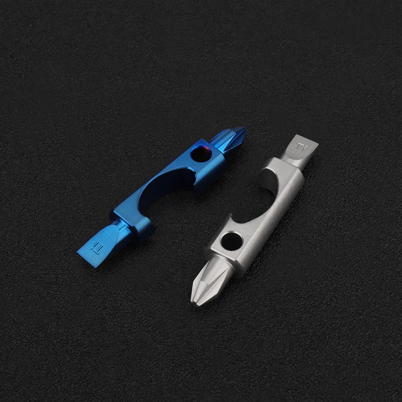 Titanium Multi Tool Bottle Opener Keychain With Pocket Screwdriver 1
