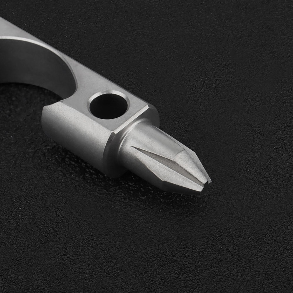 Titanium Multi Tool Bottle Opener Keychain With Pocket Screwdriver 2